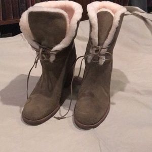 UGGS lace up booties